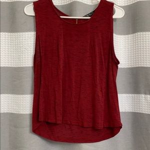 Cotton on red and black tank